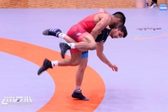 مبارزه امیر محمد یزدانی و مرتضی قیاسی در انتخابی المپیک- مجتبی شورمیج