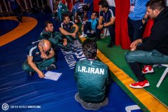 تیم ملی کشتی آزاد ایران در قهرمانی آسیا2022- میرعمادیان- علی مدهنی-یدالله محبی