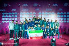 کسب مقام قهرمانی تیم ملی کشتی آزاد ایران در قهرمانی آسیا2022