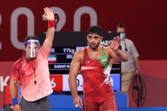 پیروزی محمدهادی ساروی در المپیک توکیو
