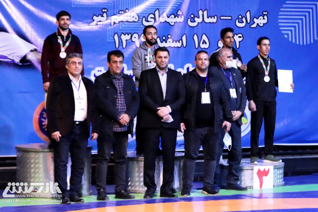 مراسم توزیع مدال کشتی آلیش قهرمانی کشور مردان- علی بازیار